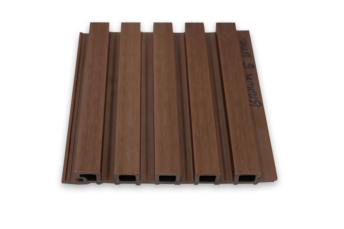 WPC Co-Extrusion Brown 5 Lines
